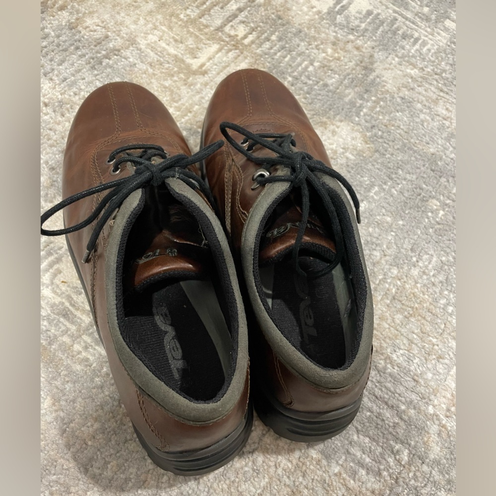 Teva Kenta 6449 Brown Leather Nomadic Oxfords Women's Size 9 Hiking - Picture 8 of 10